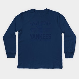 Retro Yankees 1 by Buck Tee Kids Long Sleeve T-Shirt